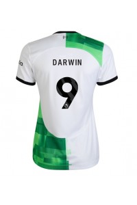 Liverpool Darwin Nunez #9 Voetbaltruitje Uit tenue Dames 2023-24 Korte Mouw